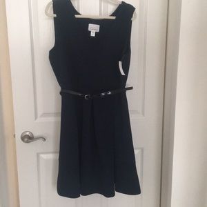 NWT Textured Dress by Simply Emma - Navy (Sz 1X)